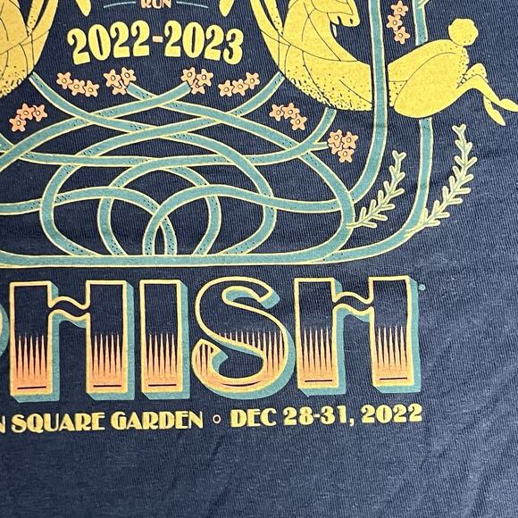 Phish 2022 Madison Square Garden MSG NYE Show Event Tee New Year’s Run Medium - Picture 6 of 12